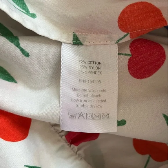 HVN Laura Bow Embellished
Printed Poplin Dress | Size: 8 - Picture 13 of 13